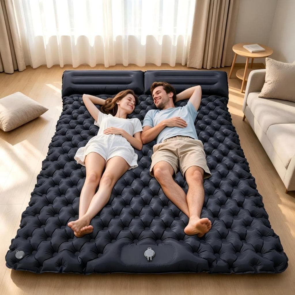 Colchão Inflável Casal Automático Para Acampar À prova de umidade 200cm*120cm