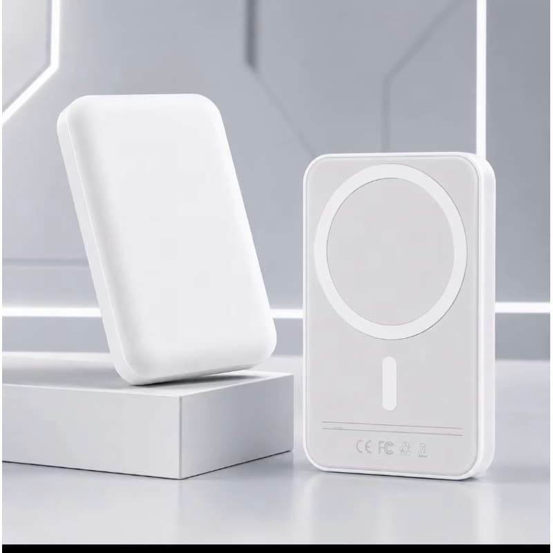 Carregador Portátil Indução para iPhone/Android Magsafe Sem fio Bateria Carga 5000mAH/10000mah