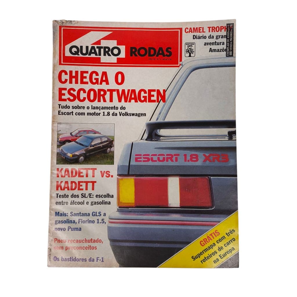 Revista 4 Rodas - Maio de 1989