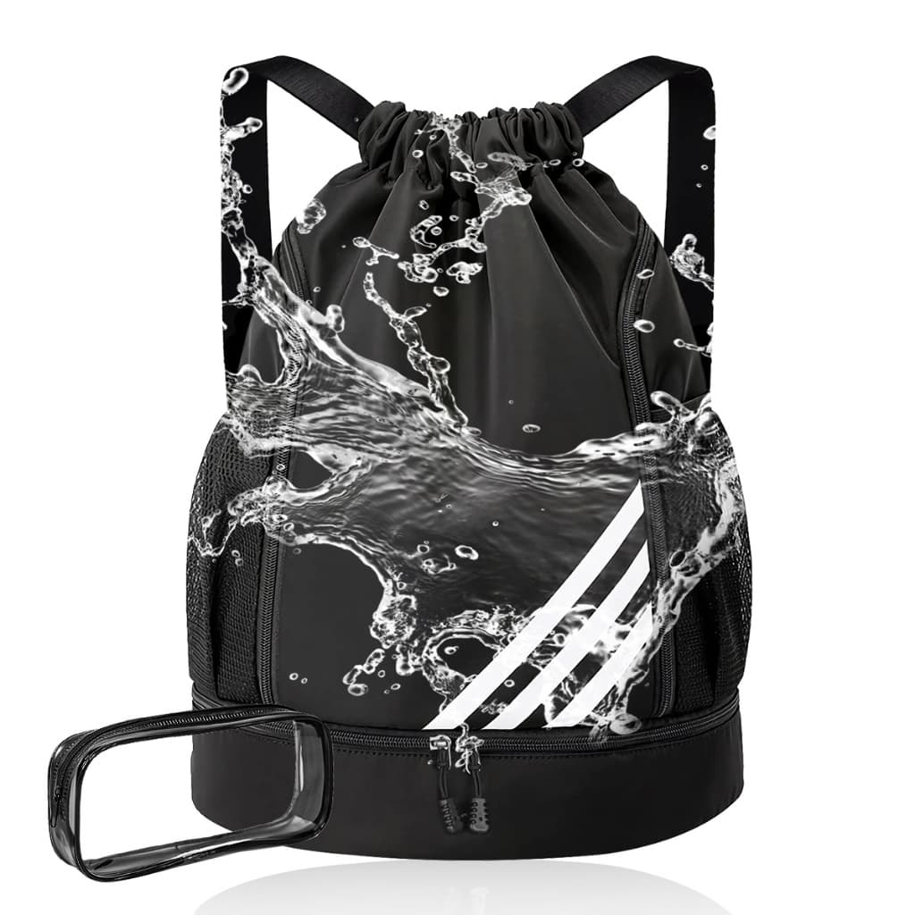 Bolsa Esportiva Bolsa Fechamento Cordão Esportes Academia Futebol Impermeável Resistente Saco Saquinho Academia Bolsa
