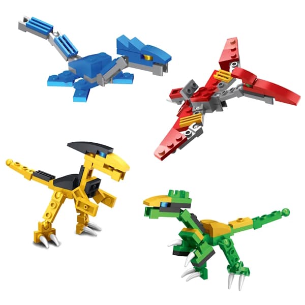 BLOCOS DE MONTAR - MECA DINOSSAUROS -ARK TOYS INBLOX - DINOWARS