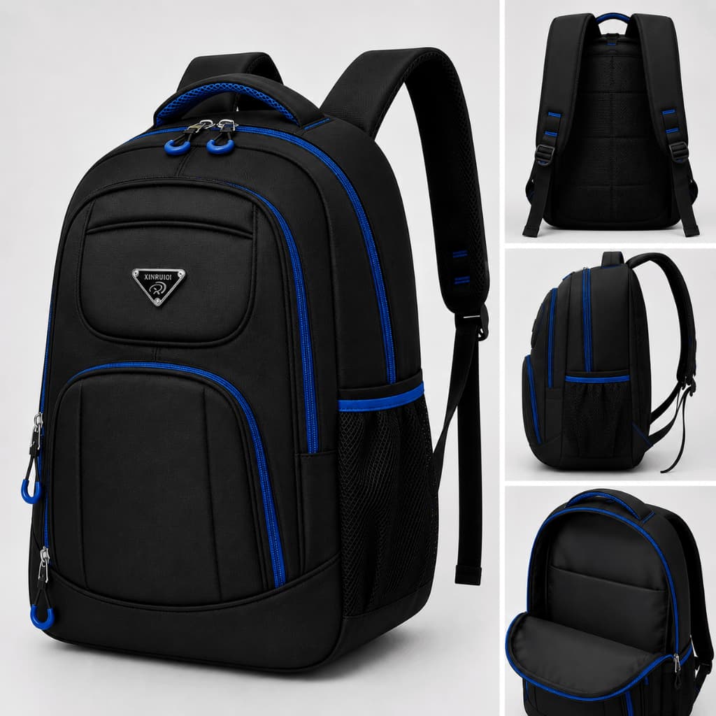 Mochila Masculina Resistente Impermeável Grande Notebook Escolar Viagem Trabalho Reforçada