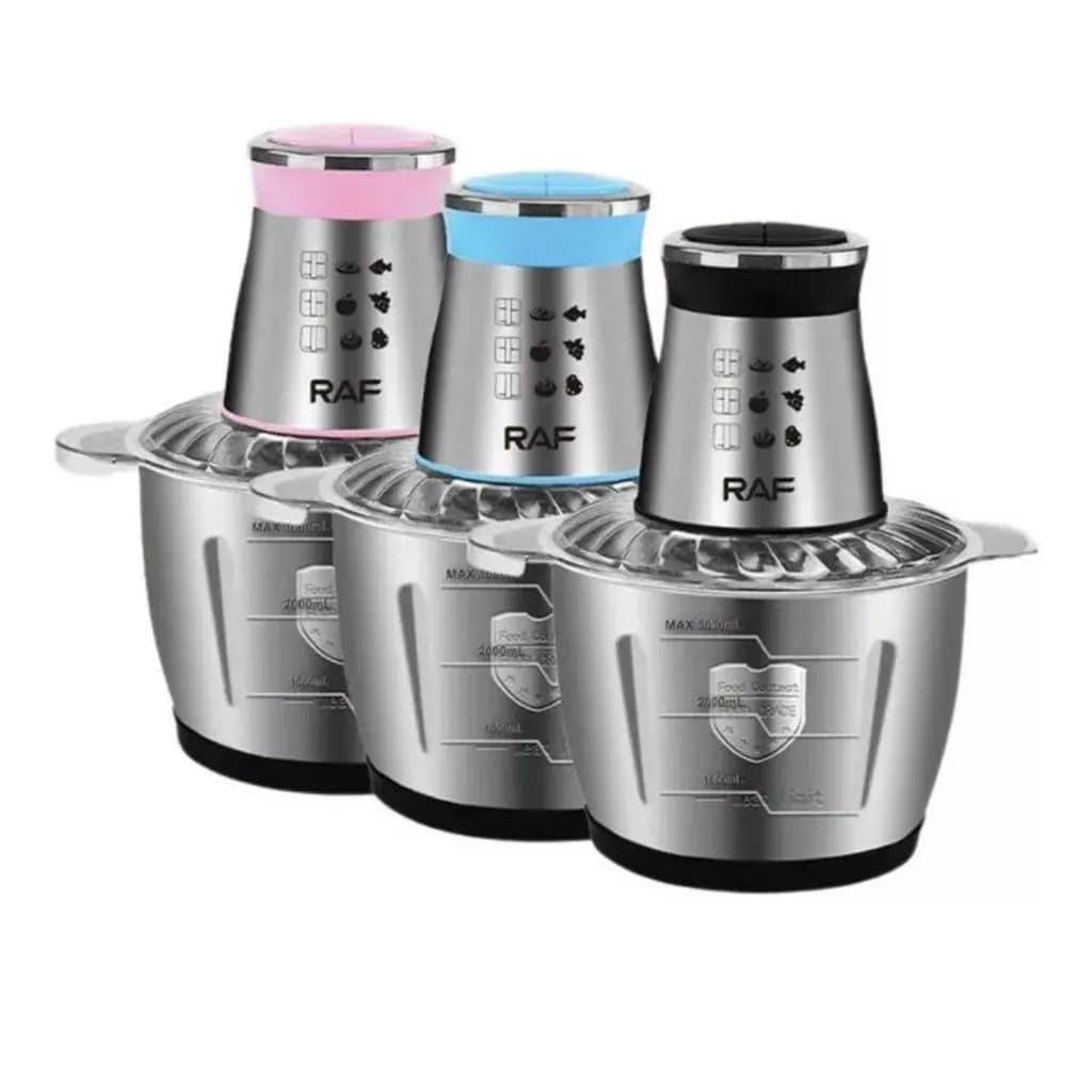 Multiprocessador de Alimentos em Inox Elétrico 3L, 3 Lâminas 550w - 110v (Cores Sortidas)