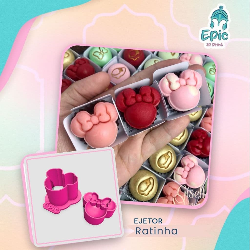 Ejetor para brigadeiros Modelador   Minie ratinha