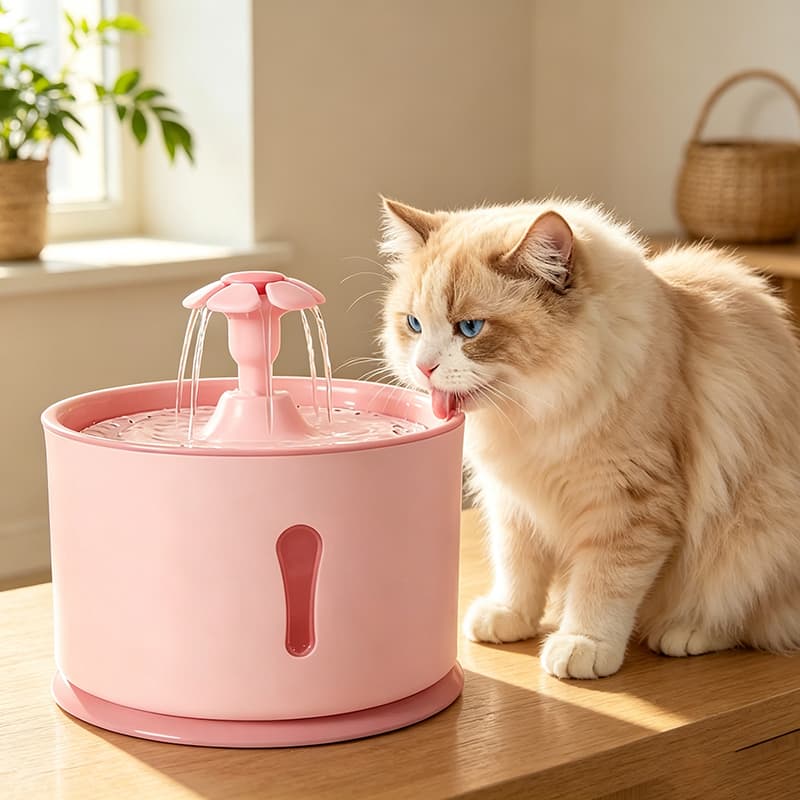 Bebedouro de Água Corrente 2L Automático Ideal para Gatos Cães e Outros Pets
