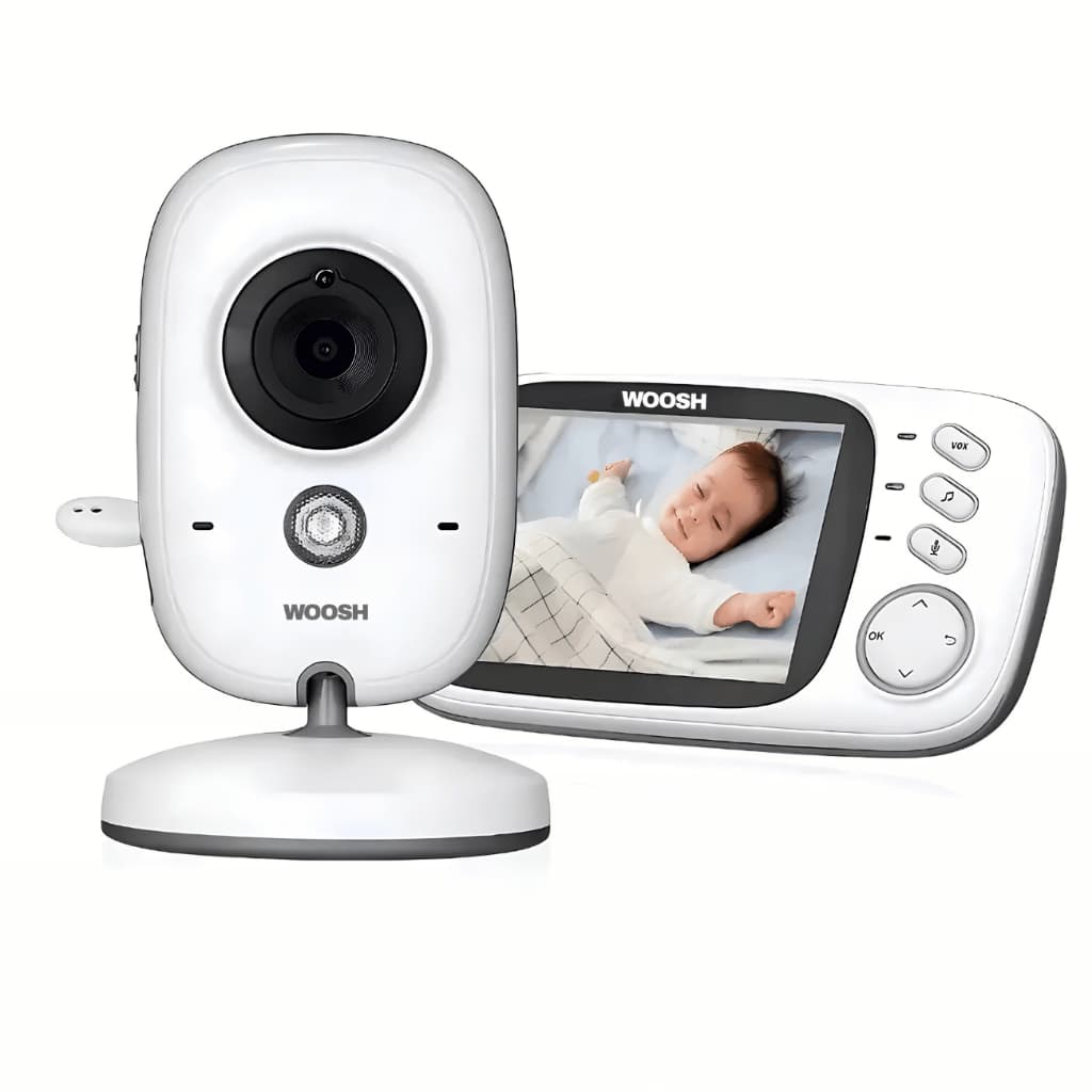 Babá Eletrônica VB603 com Monitor 3.2" Câmera HD Visão Noturna Áudio Bidirecional 250m Bivolt Cuide Do Seu Bebê Longe