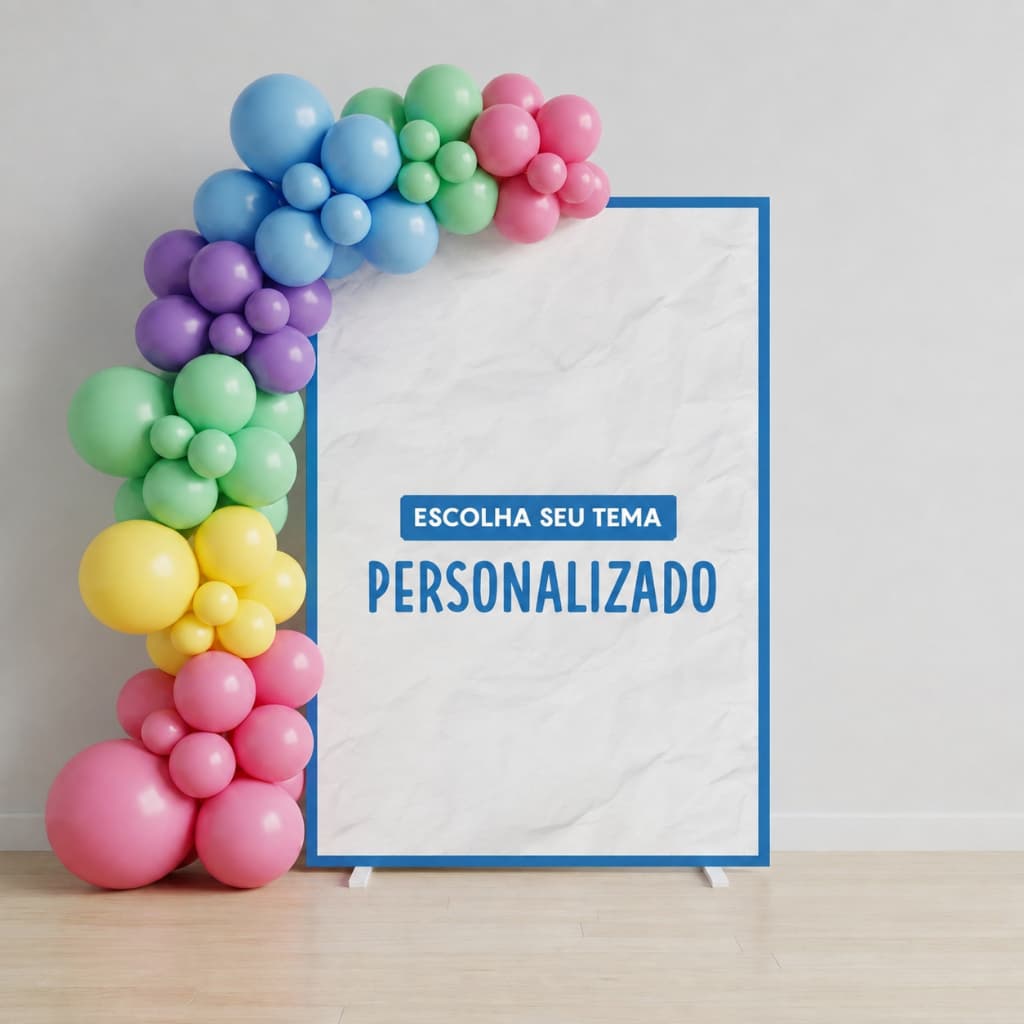 Painel Festa Personalizado Lateral para Casadinho  Sua Arte Aqui!