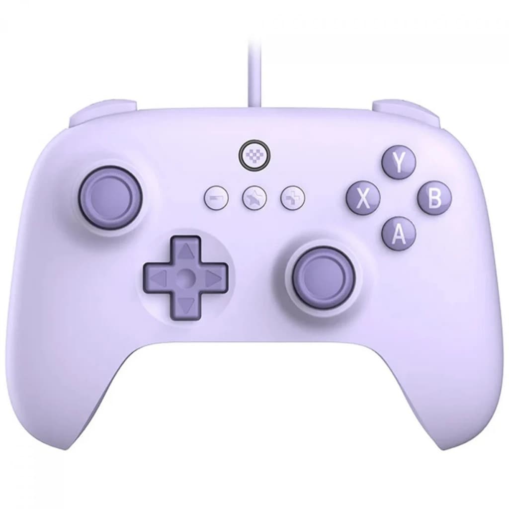 Controle Gamer 8BitDo Ultimate C, Com Fio, Windows, Android, Steam OS, Raspberry Pi, Roxo, 82CB01