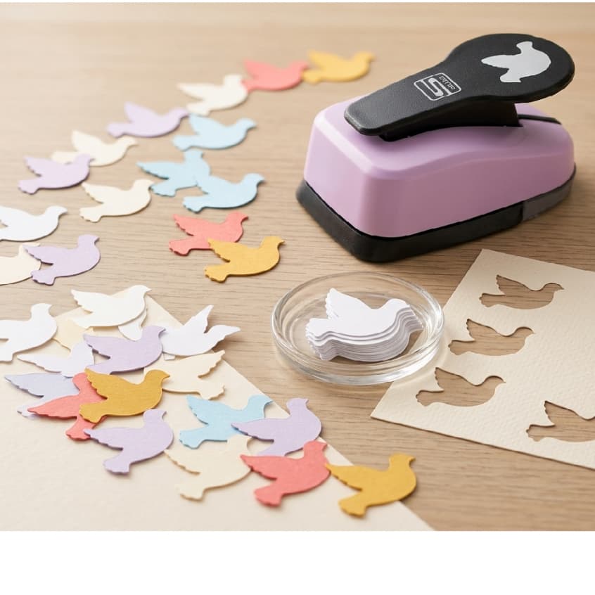 Cortador Furador EVA e Papel Scrapbook - Pomba 2,5cm 25mm