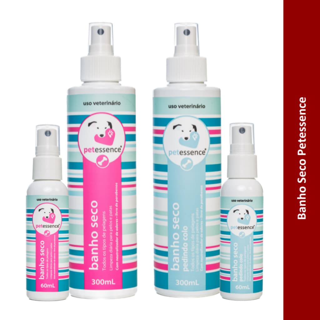 Banho Seco Spray Petessence 300ml OU 60ml