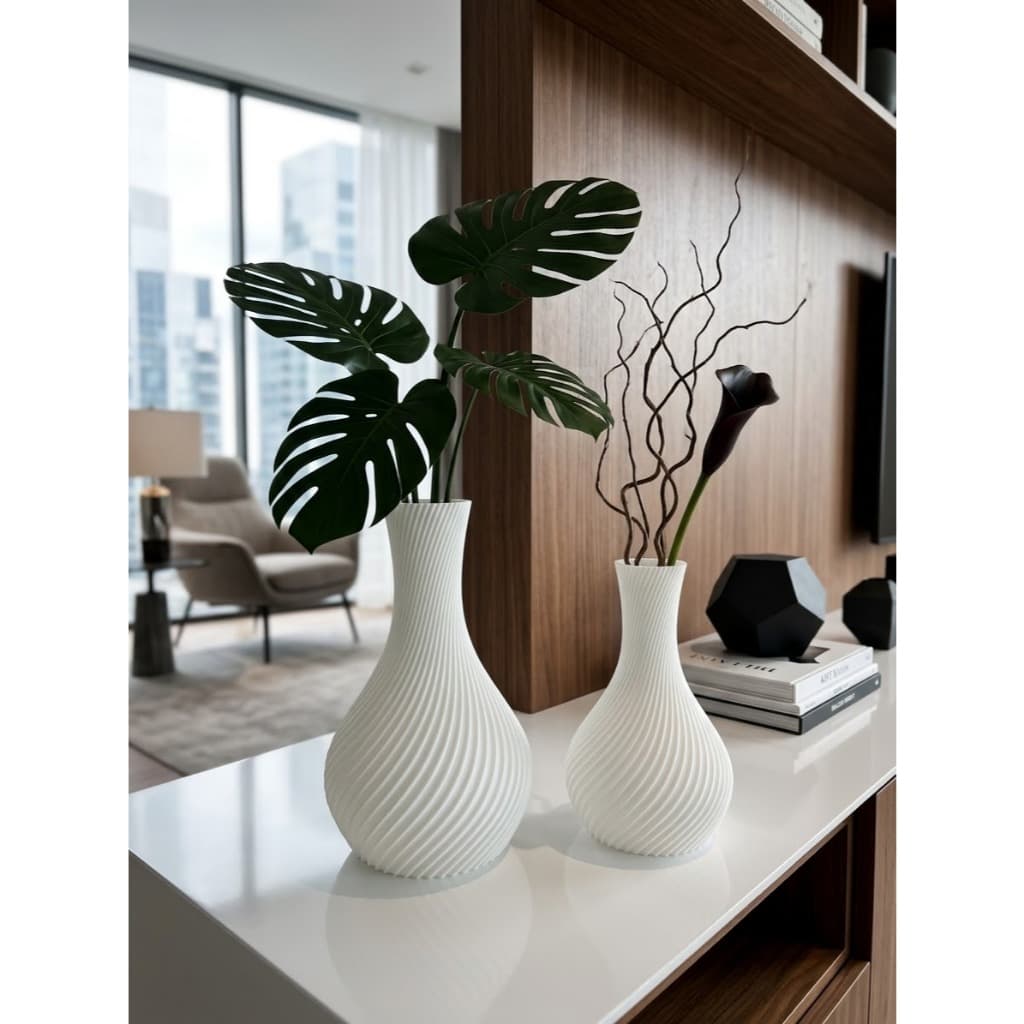 kit de vasos decorativos minimalista para sala mesa aparador decoração moderna