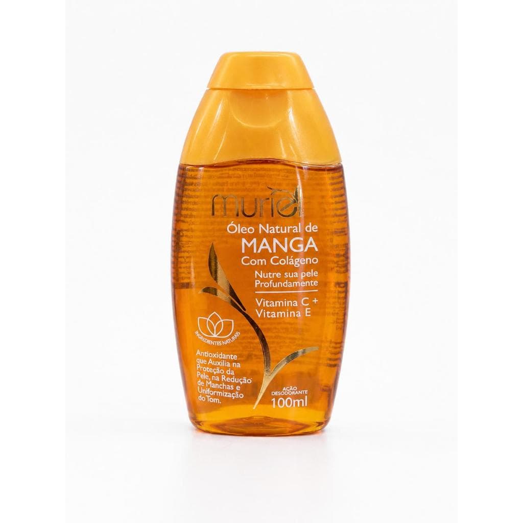 Óleo Natural Muriel de Manga Com Colágeno, Vitamina C e E Hidratação Profunda Ação Desodorante 100ml