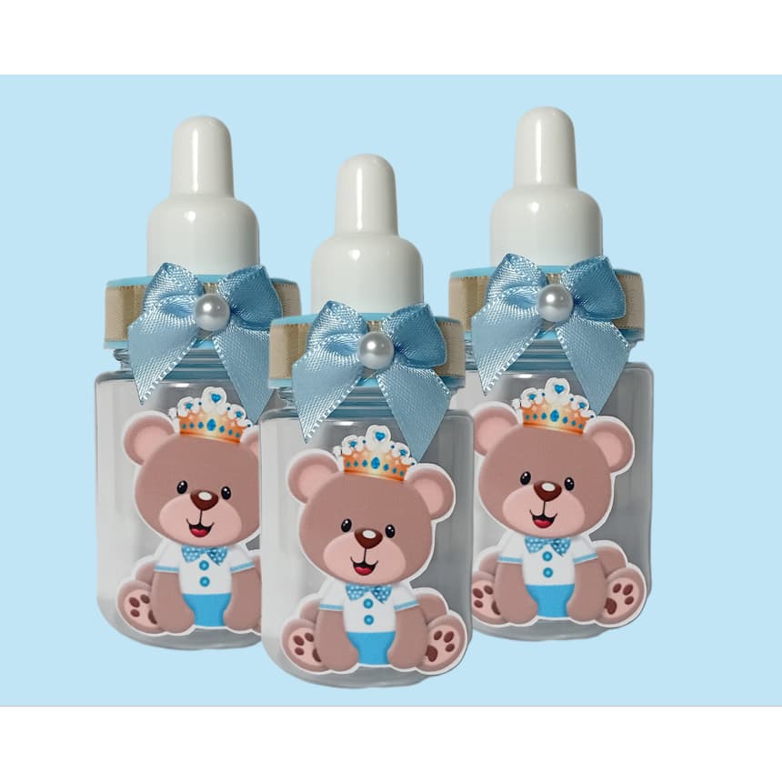 Mini Mamadeirinha Decorada Tag Ursinho Príncipe-Realeza