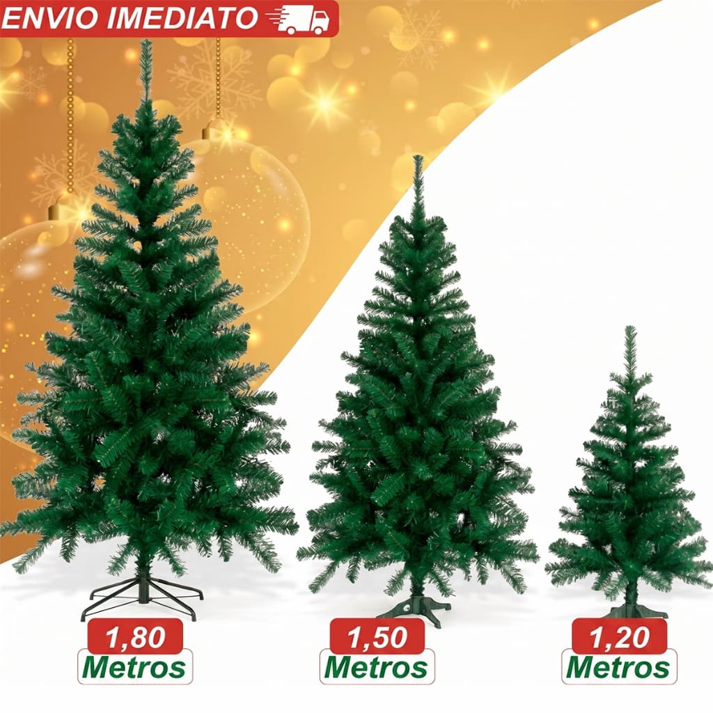 Árvore de Natal Pinheiro Tradicional Verde Decoração Natalina Enfeite Envio Rapido