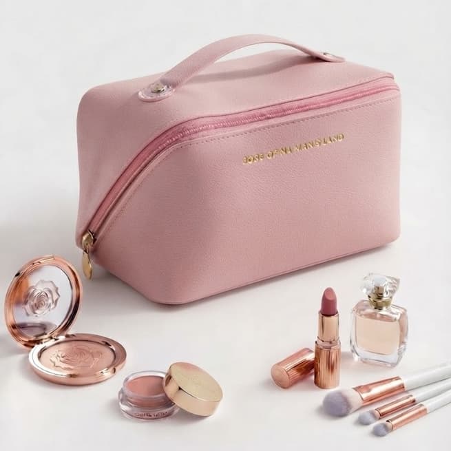 Bolsa Necessaire Organizador Cosméticos Maquiagem Viagem Feminina Alta Qualidade