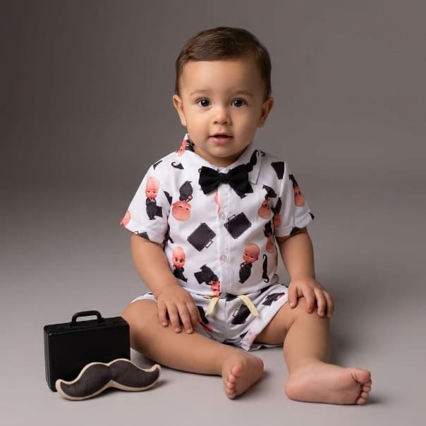 Roupa Poderoso Chefinho Conjunto Infantil Menino