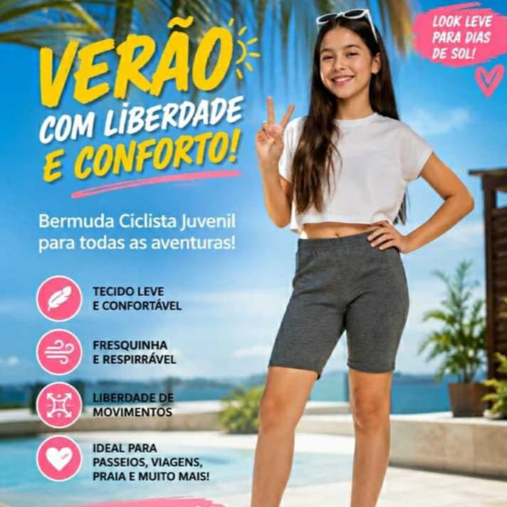 bermuda de moletom com lycra feminina , modelo ciclista Tamanho 14