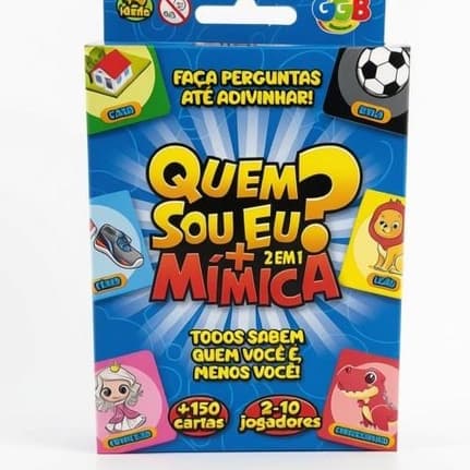 JOGO DE CARTAS QUEM SOU EU + MÍMICA