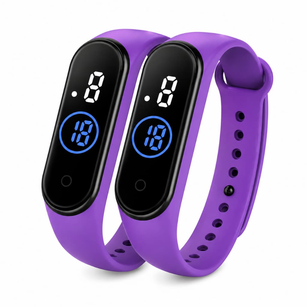 Relógio Digital M4 LED à Prova d'Água Esportivo Masculino Feminino