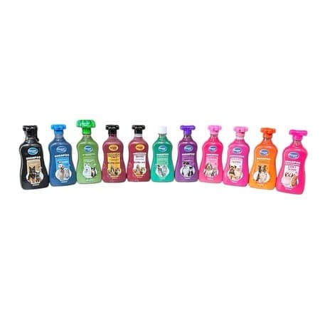 Shampoo Pet 500ml Cães e Gatos - Variedades Banho, Hidratação, Antipulgas e Pelagem