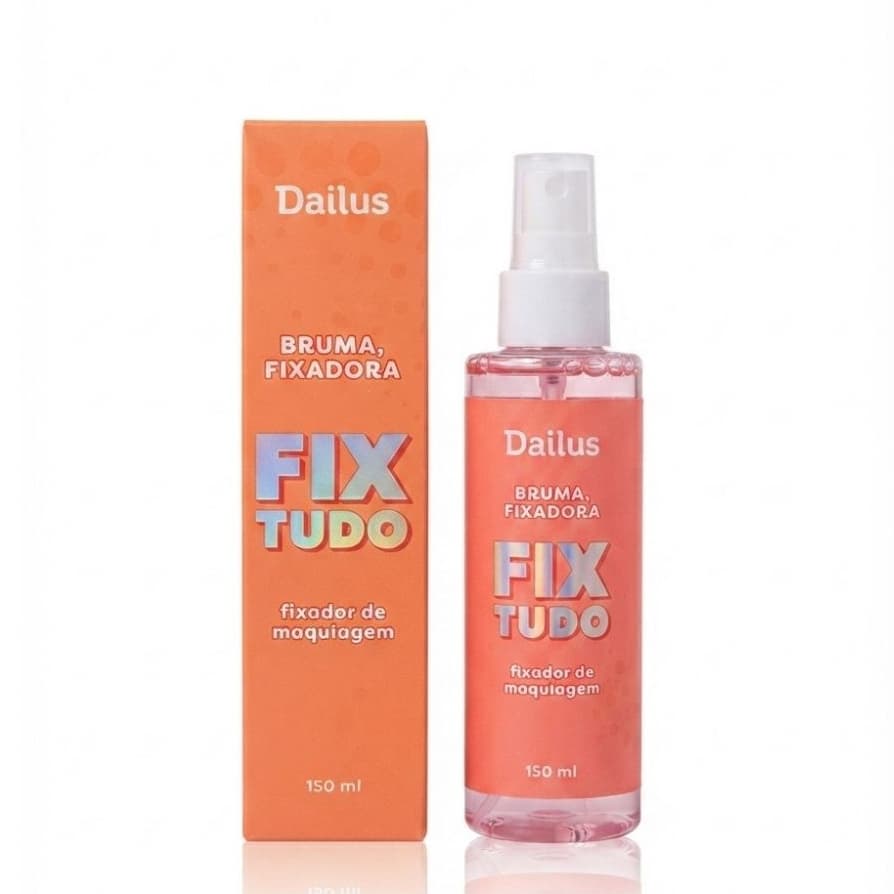 Bruma Fix Tudo Dailus Fixador de Maquiagem em Spray 150ml Vegano Produto Original Nova Embalagem