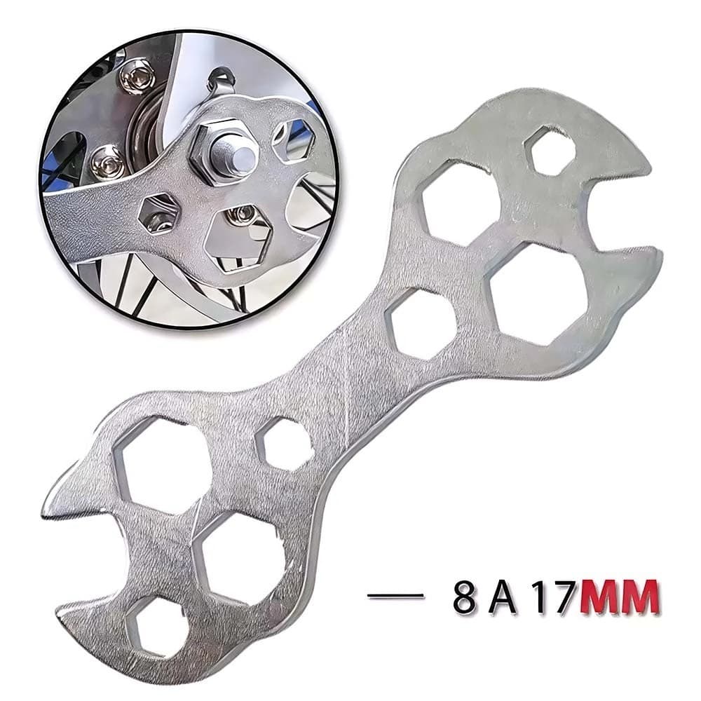 Chave Multifuncional 10 em 1 para Bicicleta Bike Chave de Boca e Roda