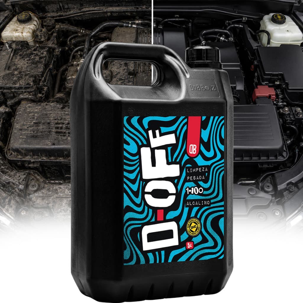 D-Off Desengraxante 5L Limpeza Pesada  Dub Boyz  Alcalino Automotivo Motor Chassi Pneu Limpador