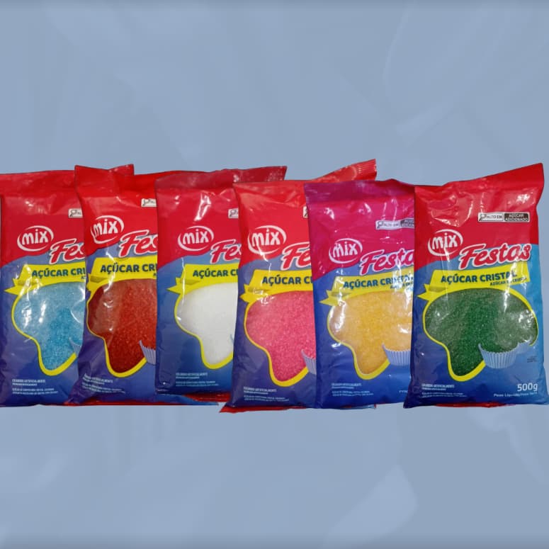 AÇUCAR CRISTAL MIX DIVERSAS CORES