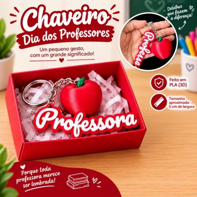 Chaveiro/Lembrancinha Dia Dos Professores