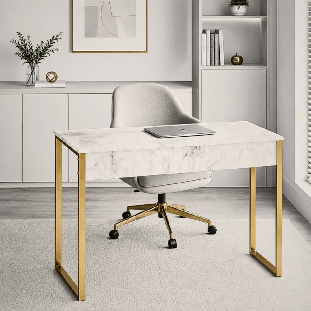 Mesa Escrivaninha Home Industrial -  Mesa para Escritório Office 100cm - Escrivaninha para Quarto