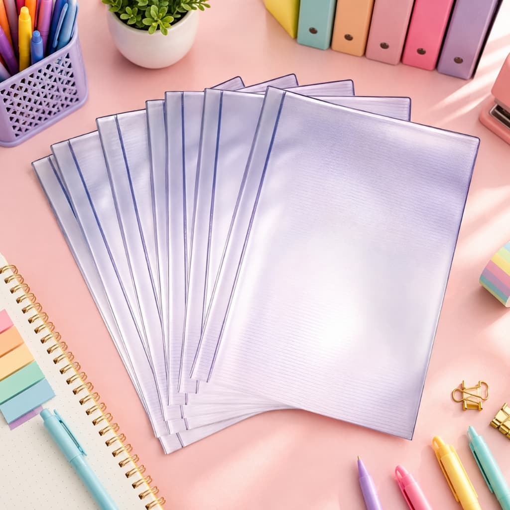 Envelope Canguru para Agendas, Scrapbook 15,0 x 21,0 Sarja Fosco Pvc Saco Canguru Planner Agenda