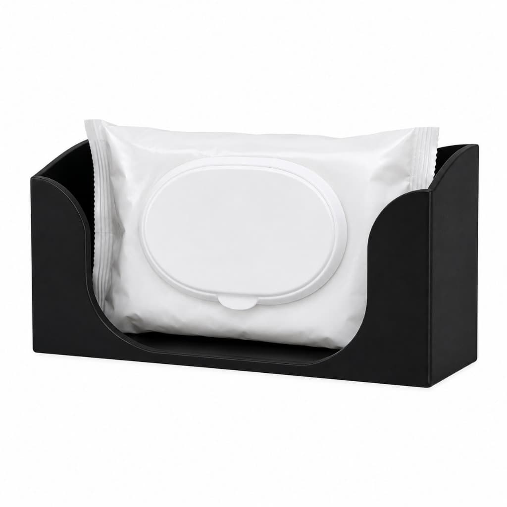 Suporte para Lenço Umedecido de Parede Largo Organizador Para Banheiro Quarto de Bebê Lavabo