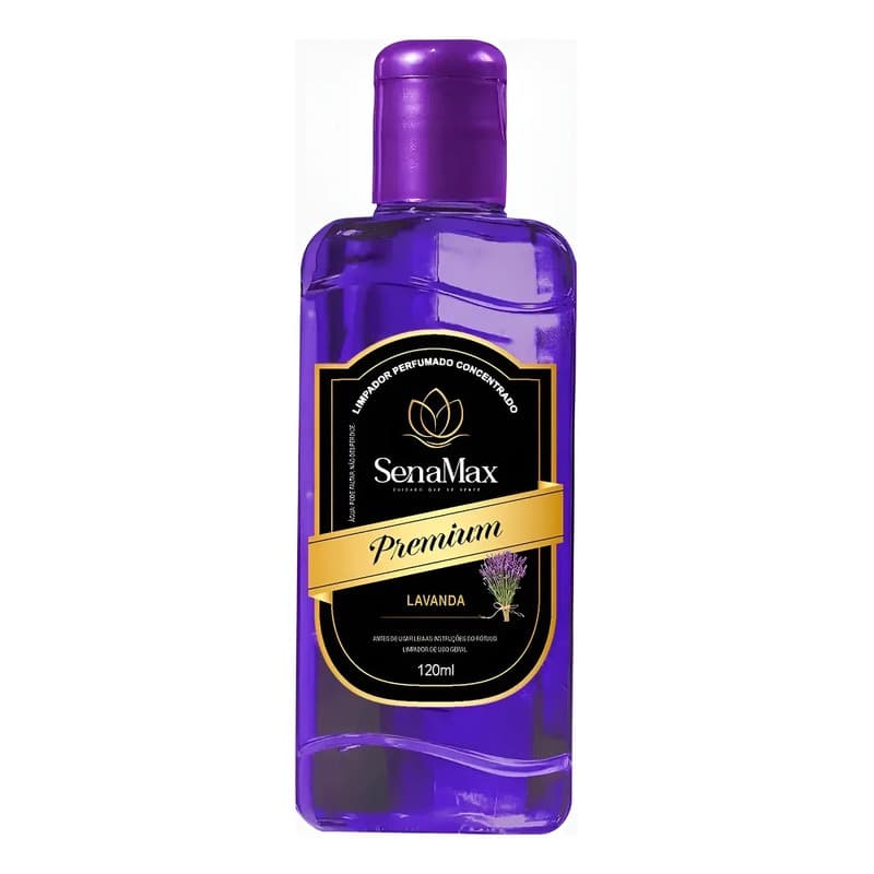 Limpador Perfumado Concentrado SenaMax Premium Lavanda 120ml Aromatizador de Ambiente