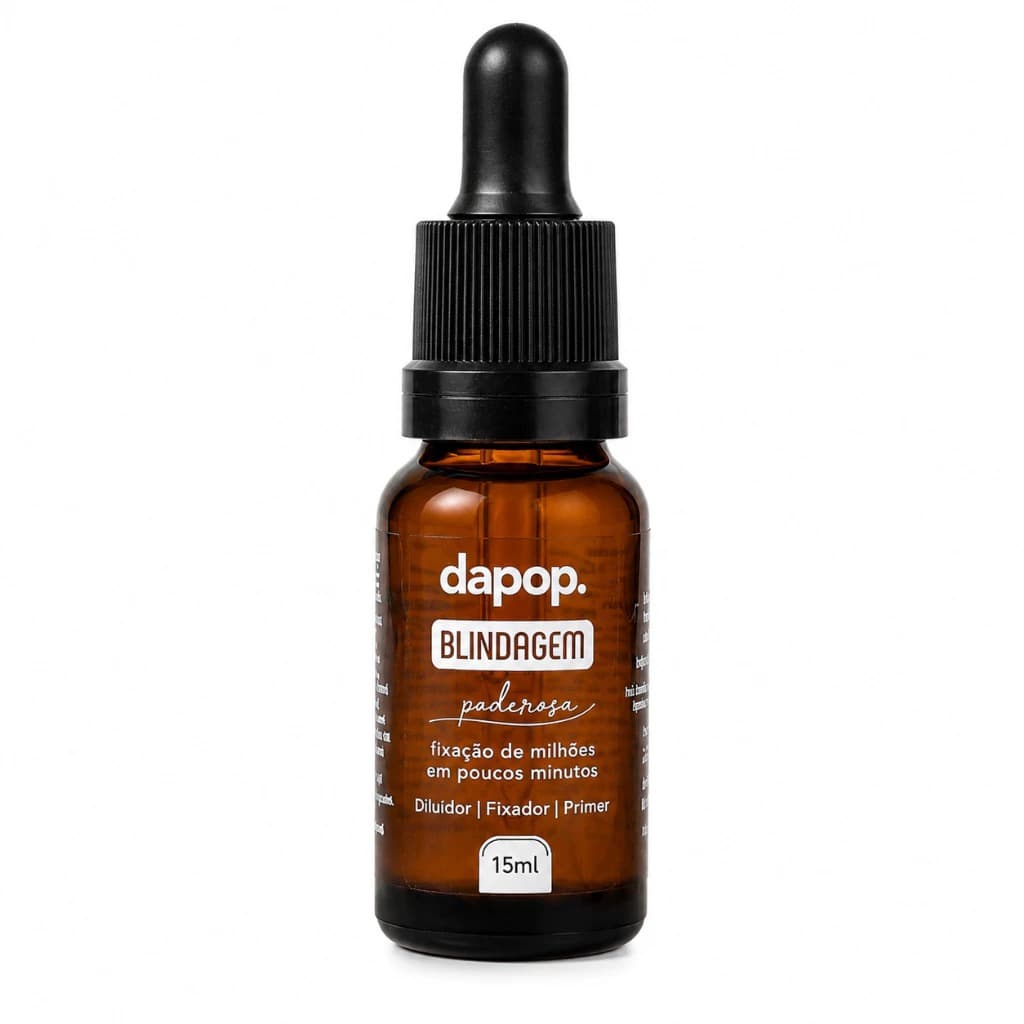 Dapop Blindagem Facial 15ml - Fixação Poderosa e Textura Leve