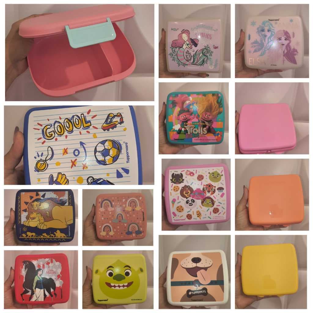 Tupperware lancheira Porta Sanduíche Diversos 👀💯