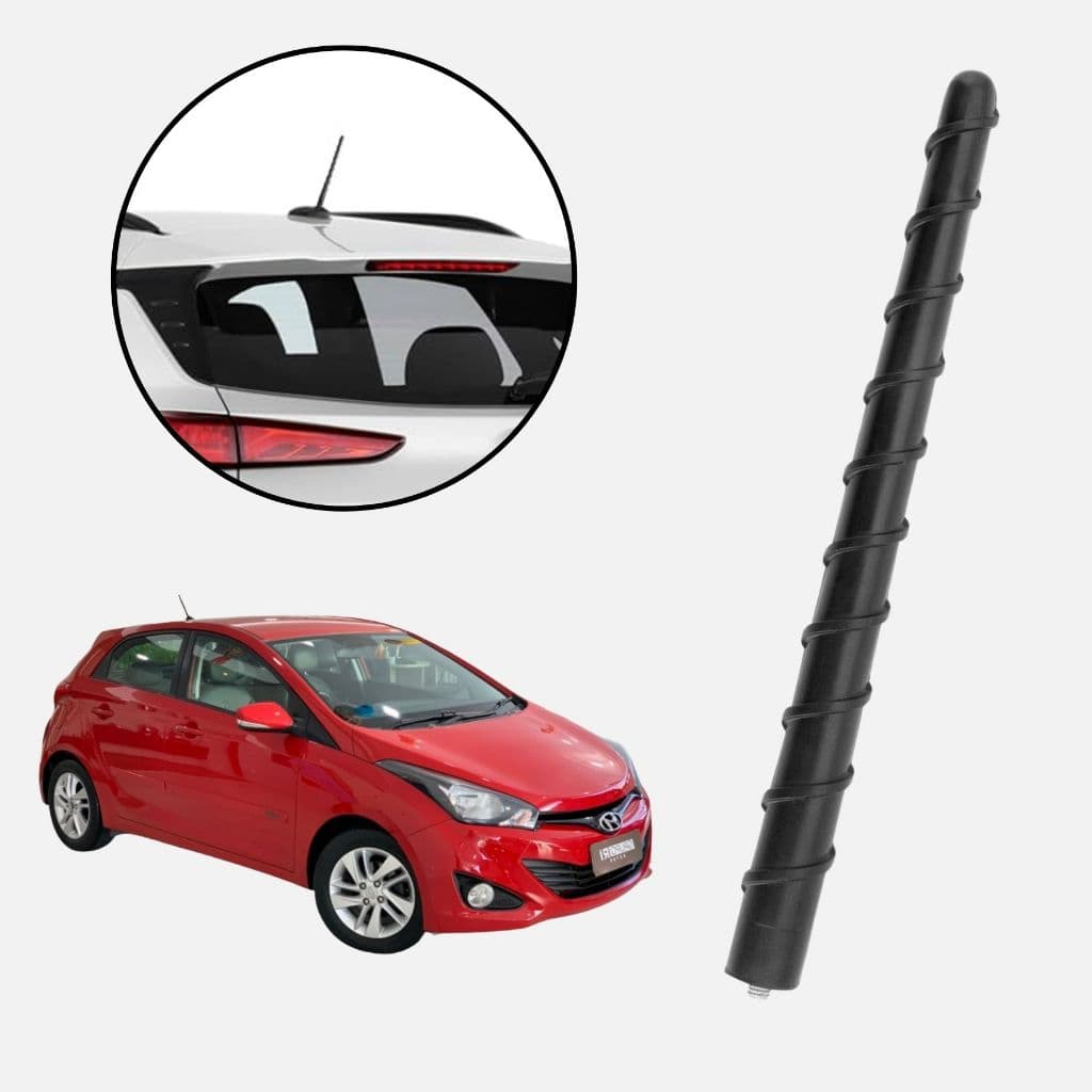 1 Antena Emborrachada HB20 Tucson Kia Picanto Hyundai e mais