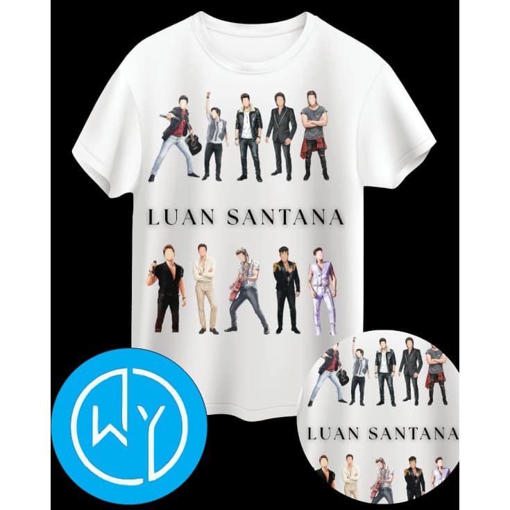 Camiseta Luan Santana Registro Histórico- Looks Luan Santana- Roupas RH tour 2026