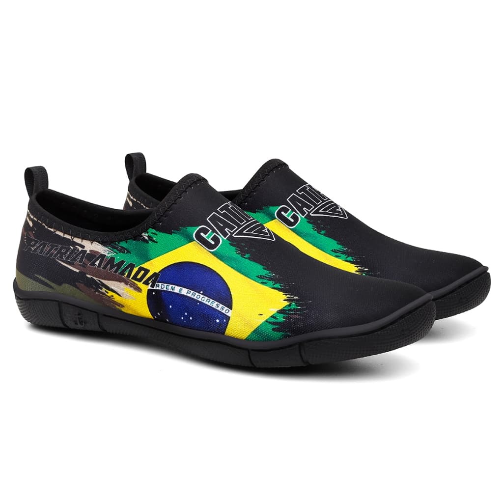 Sapatilha Aquatica Via Nautic Estilosa Confortavel Visual Moderna Leve Macia Ideal Para Mergulho Pesca Ciclismo Academia