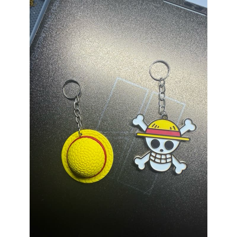 Chaveiro Pirata Anime 3D Chapéu de Palha pirata