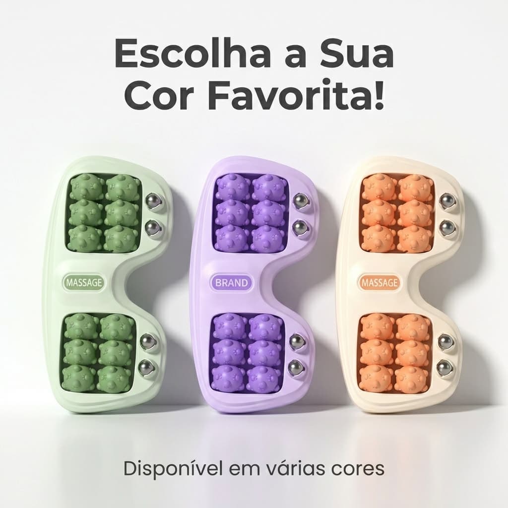 PlantarMax Rolo Massageador de Pés Duplo