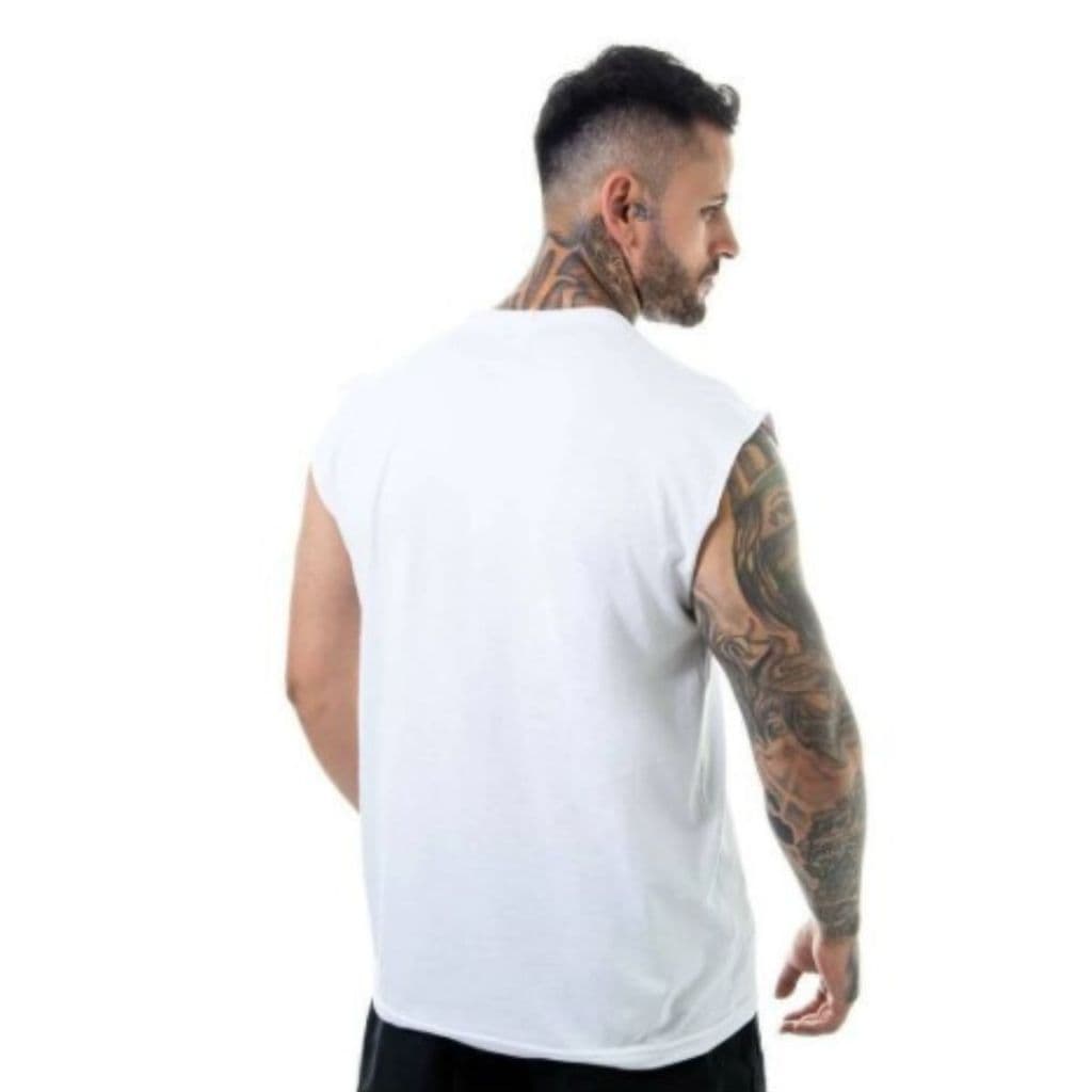 Regata Streetwear Masculina Basica 100% Algodão 30.1 Estilosa Basica Treino Academia Confortável
