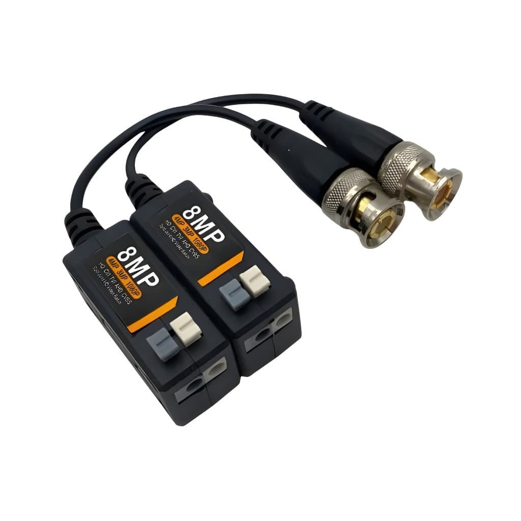 Video Balum Passivo Engate Rapido MultiHD CVi Tvi AHD e CVBS