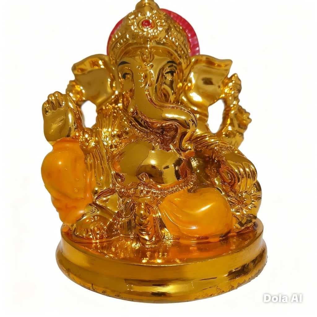 Ganesha Estatua Escultura  Decoração Religiao Fortuna Sucesso