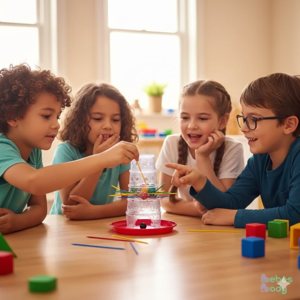 Jogo Palito Puxou Caiu  Infantil Estratégia Com Roleta E 31 Varetas