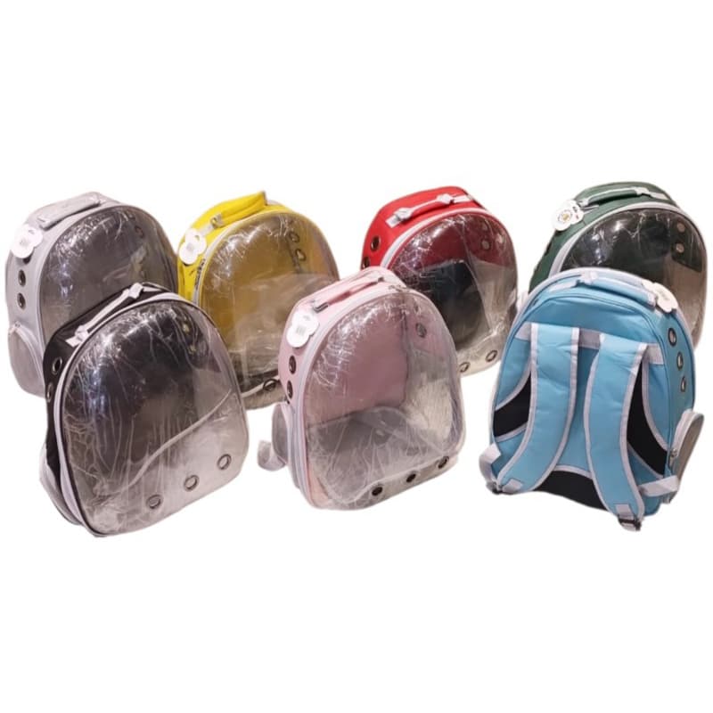 Mochila Pet Astronauta com Visão Panorâmica para Gatos e Cães Pequenos