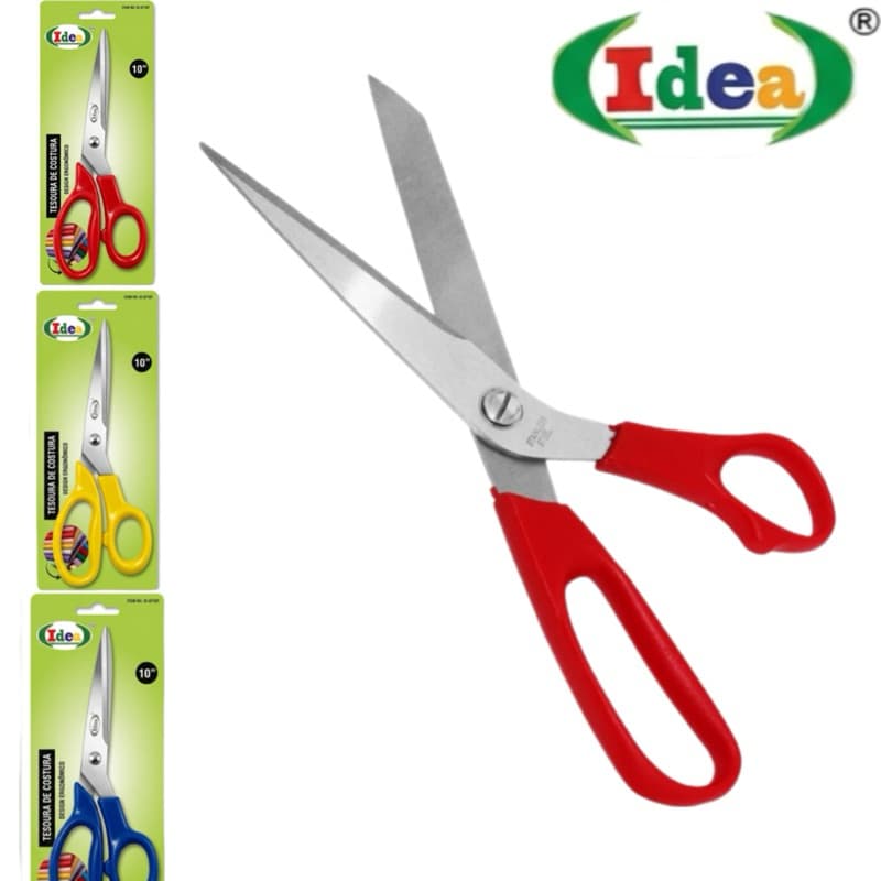 Tesoura De Costura Profissional 10 Polegadas Alfaiate Aço Inox
