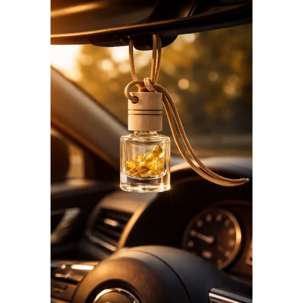 Aromatizador de Carro Luxo | Cheirinho Automotivo Premium | Difusor de Carro com Citrino Natural