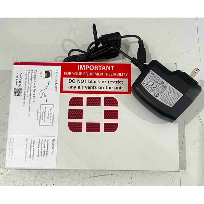 FIREWALL FORTINET FORTIGATE 30e 5 PORTAS - FONTE ORIGINAL(Usado)l