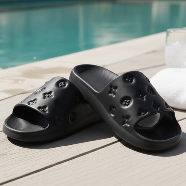 Papete Sandália Nuvem Slide Estilosa Confortável Leve Ideal para Praia Piscina e Lazer