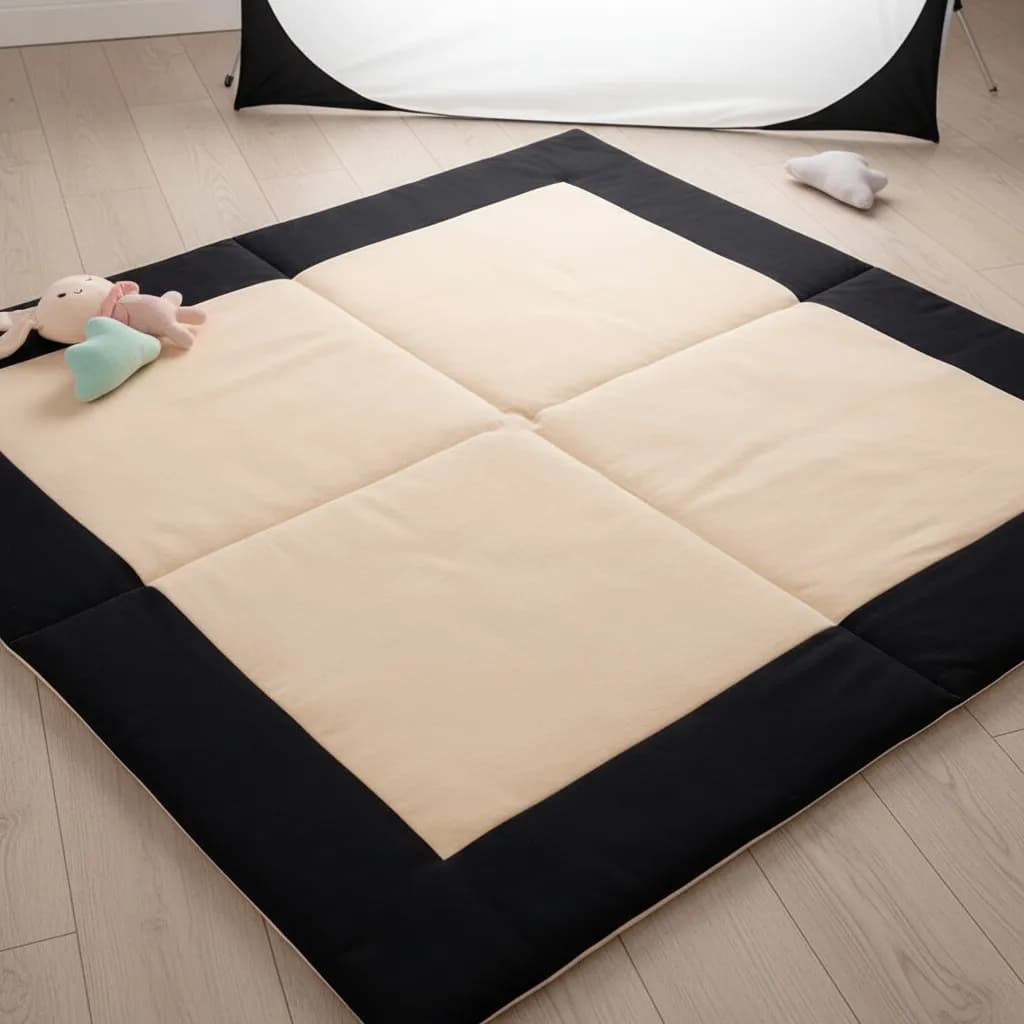 Tapete Acolchoado Para Cabana barraca Festa Do Pijama brincadeira 110x110cm